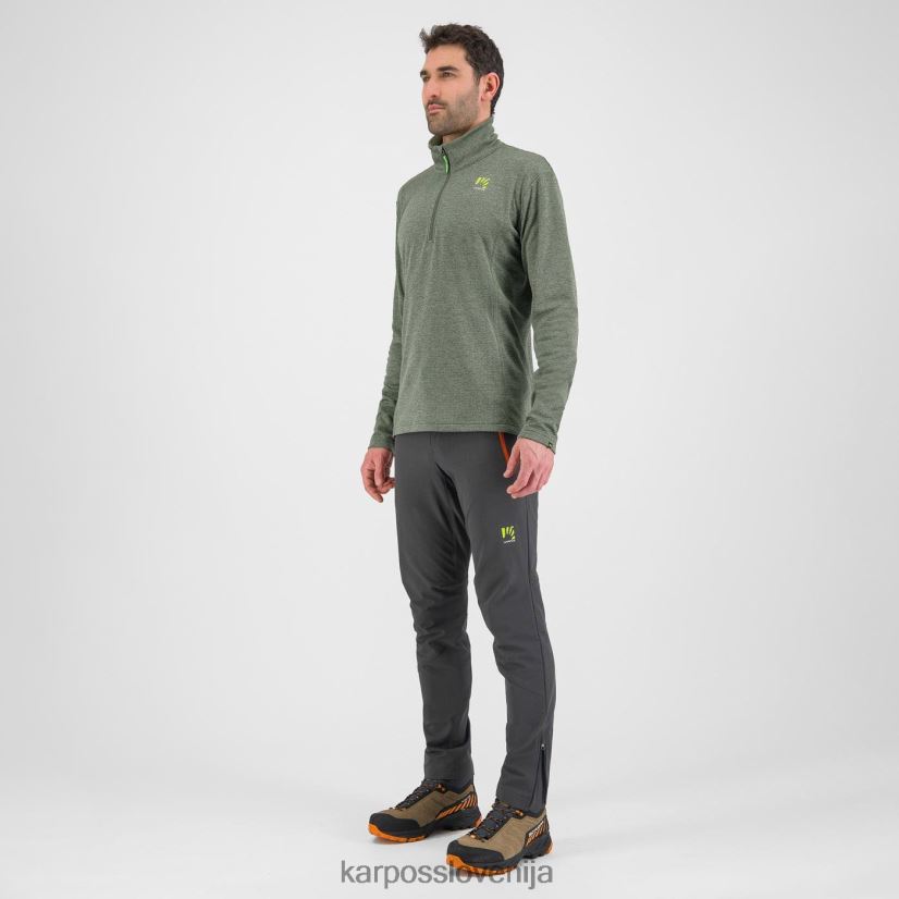 pulover s kapuco| timijan P4ZDFZ291 Karpos pizzocco polovična zadrga moški