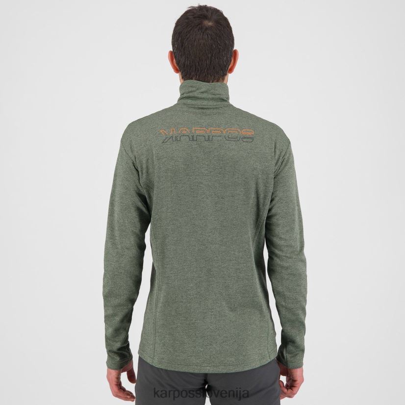 pulover s kapuco| timijan P4ZDFZ291 Karpos pizzocco polovična zadrga moški