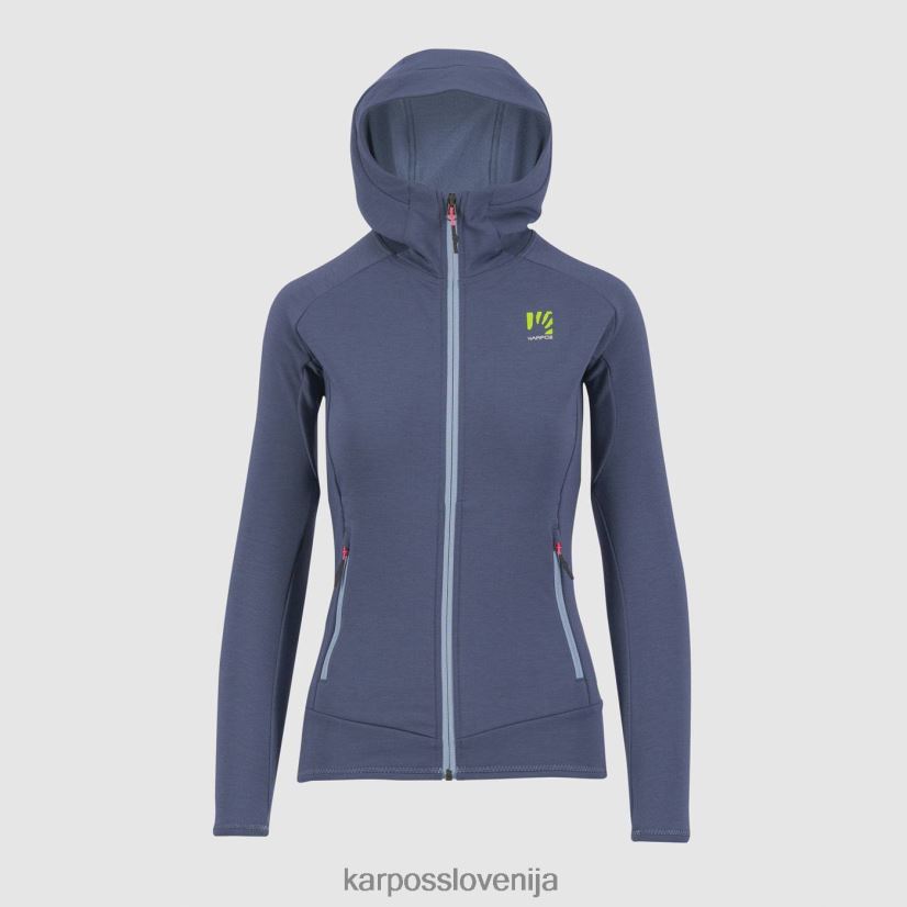 flis| Beringovo morje P4ZDFZ1148 Karpos mezzodi pulover s kapuco iz flisa ženske