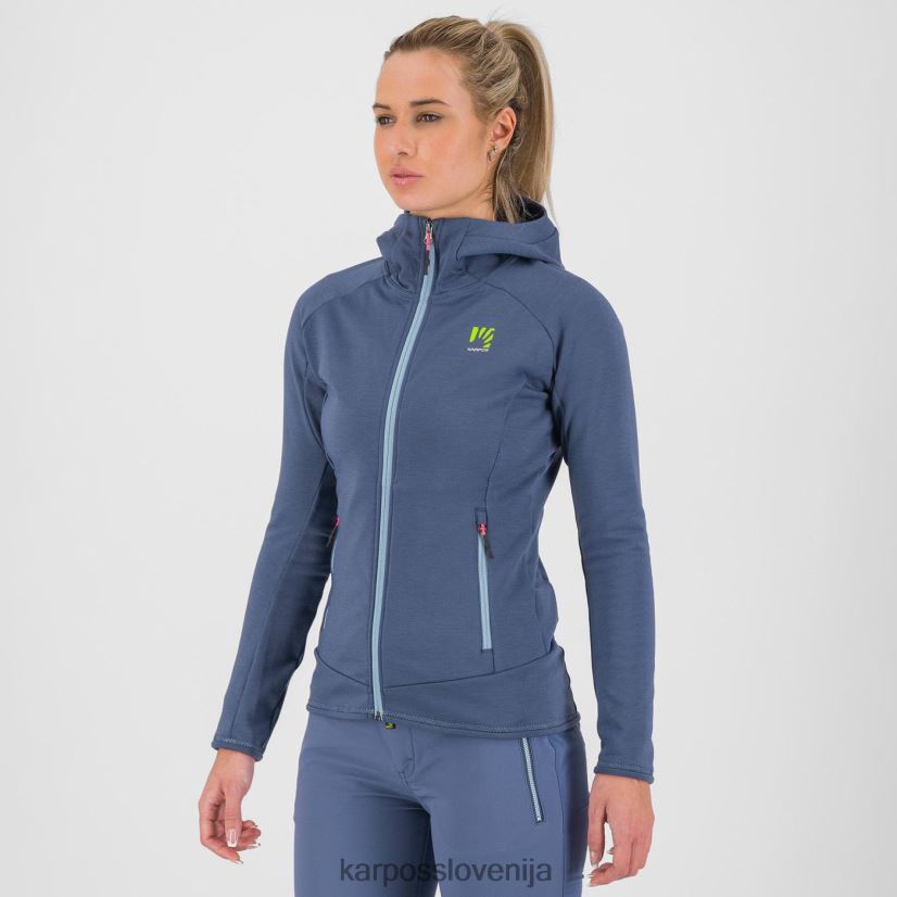 flis| Beringovo morje P4ZDFZ1148 Karpos mezzodi pulover s kapuco iz flisa ženske