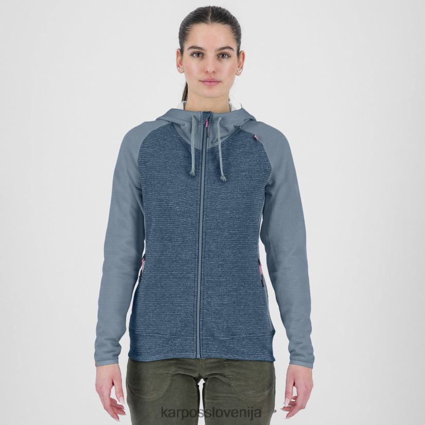 flis| Beringovo morje/gorski izvir P4ZDFZ1122 Karpos camoscio s kapuco s polno zadrgo ženske