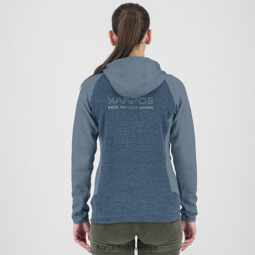 flis| Beringovo morje/gorski izvir P4ZDFZ1122 Karpos camoscio s kapuco s polno zadrgo ženske