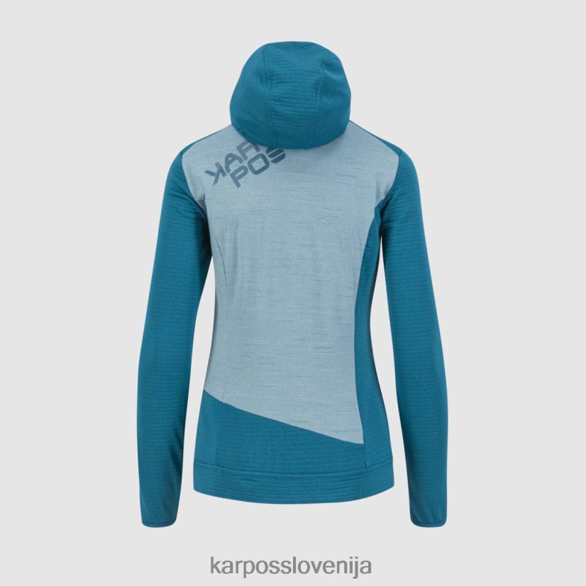 flis| corsair/jadransko modra P4ZDFZ1180 Karpos nuvolau w flis ženske