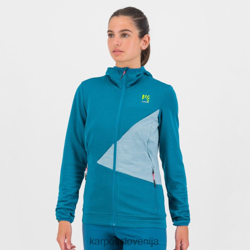 flis| corsair/jadransko modra P4ZDFZ1180 Karpos nuvolau w flis ženske