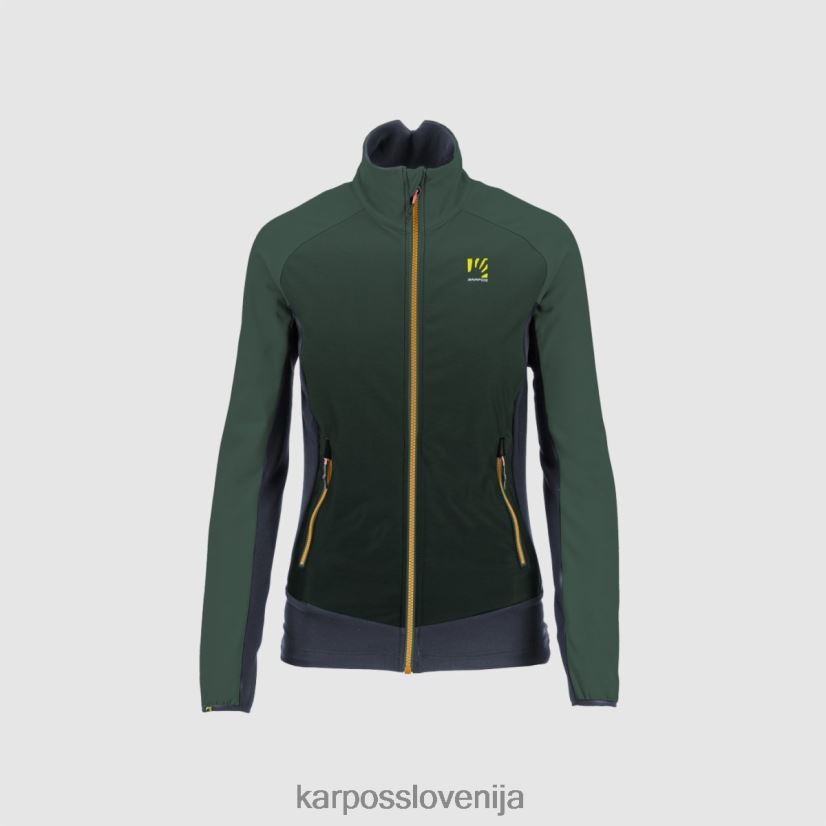 flis| indijsko črnilo/jungle zelena P4ZDFZ1151 Karpos croderes w flis ženske