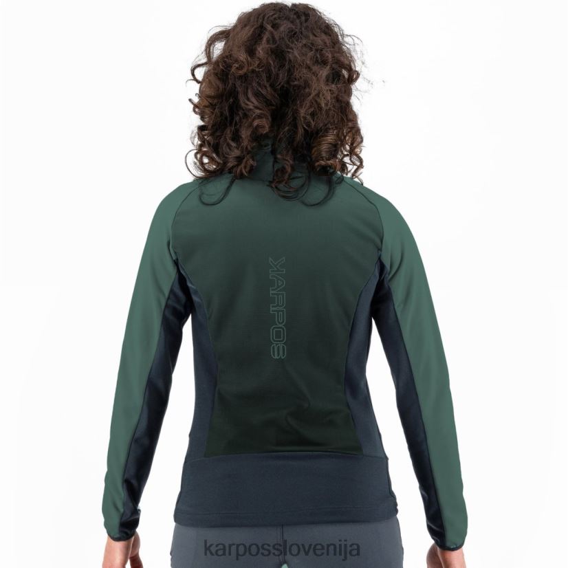 flis| indijsko črnilo/jungle zelena P4ZDFZ1151 Karpos croderes w flis ženske