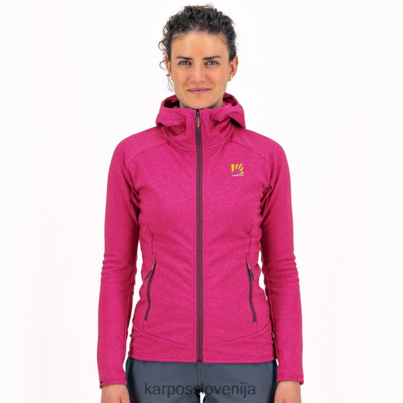 flis| kabaret P4ZDFZ1147 Karpos mezzodi pulover s kapuco iz flisa ženske