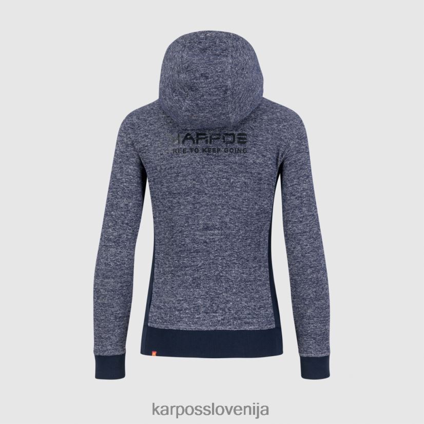 flis| nebeški kapitan melange P4ZDFZ1119 Karpos totoga konoplja s kapuco s polno zadrgo ženske