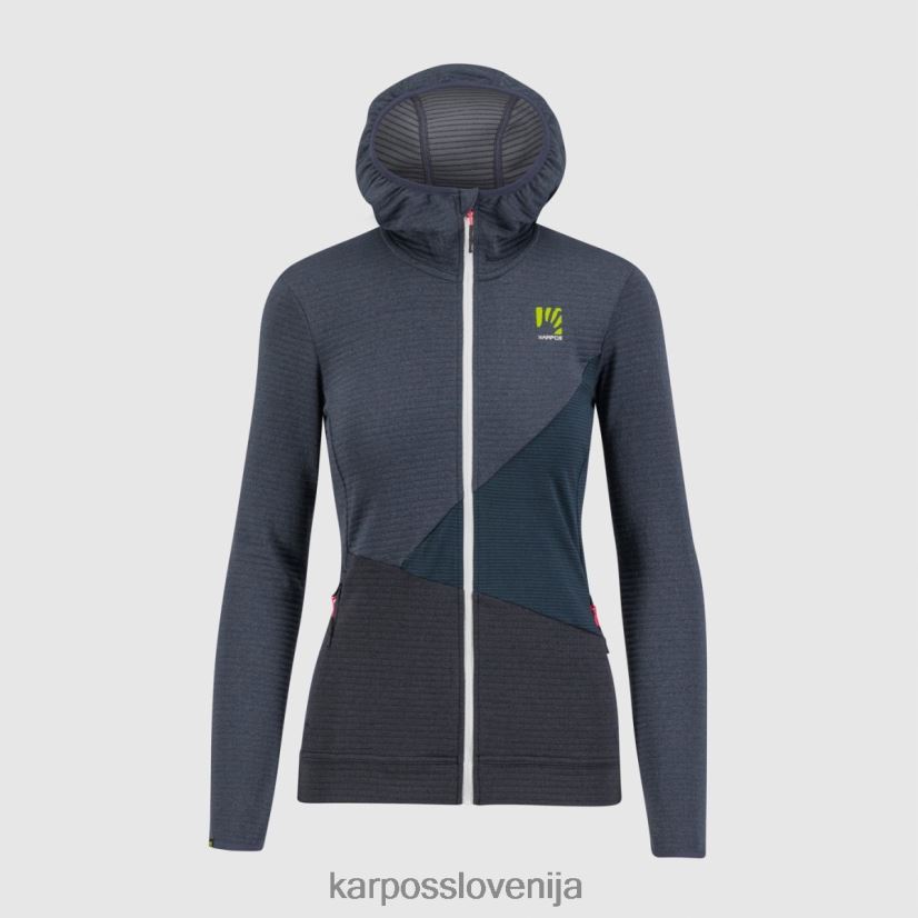 flis| ombre modra/črna P4ZDFZ1179 Karpos nuvolau w flis ženske