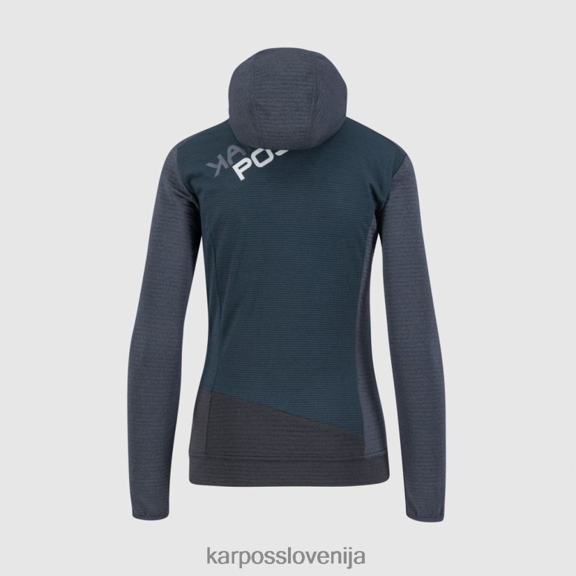 flis| ombre modra/črna P4ZDFZ1179 Karpos nuvolau w flis ženske