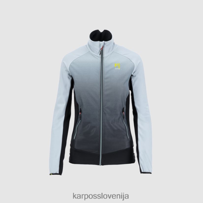 flis| črna/prašno modra P4ZDFZ1152 Karpos croderes w flis ženske