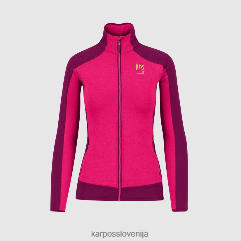 flis| roza/boysenberry P4ZDFZ1163 Karpos odle w flis ženske