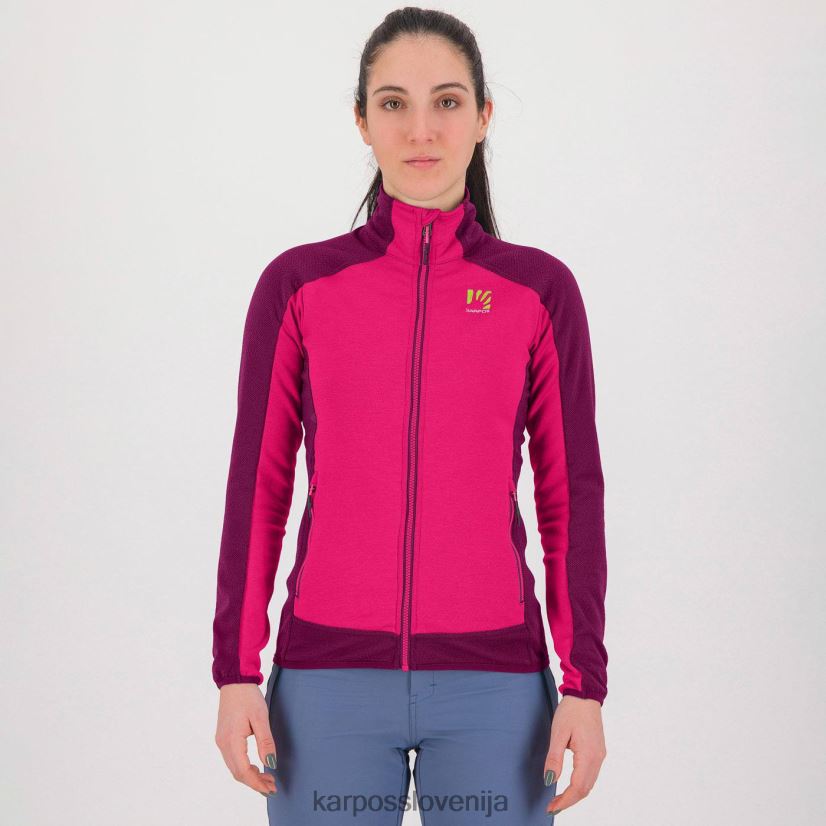 flis| roza/boysenberry P4ZDFZ1163 Karpos odle w flis ženske