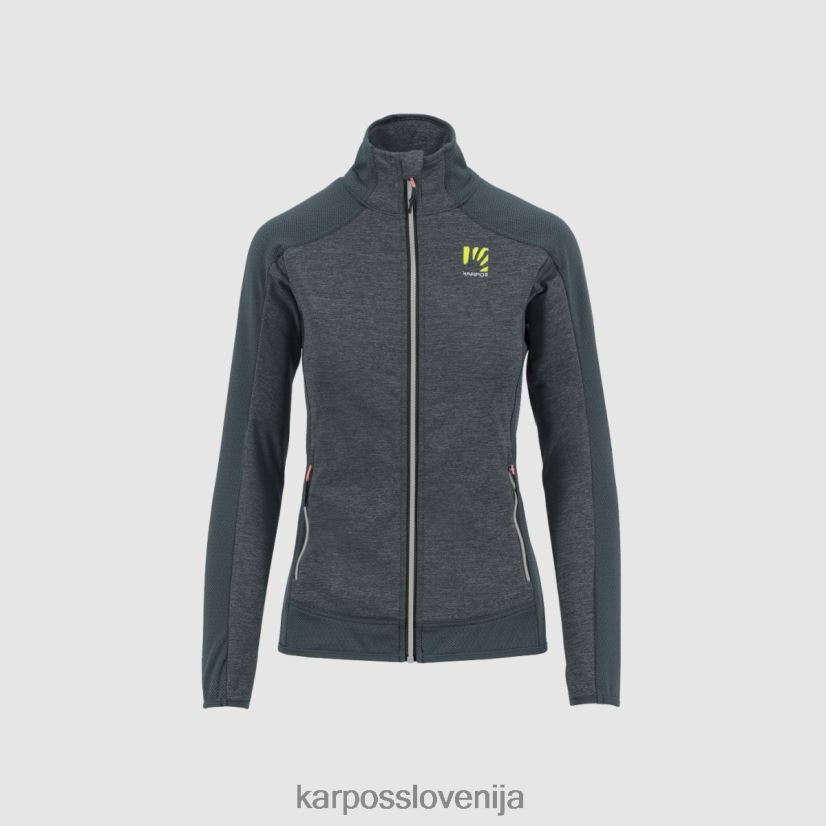 flis| temno skrilavec/črna P4ZDFZ1158 Karpos odle w flis ženske