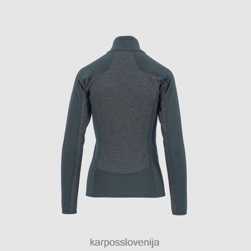 flis| temno skrilavec/črna P4ZDFZ1158 Karpos odle w flis ženske