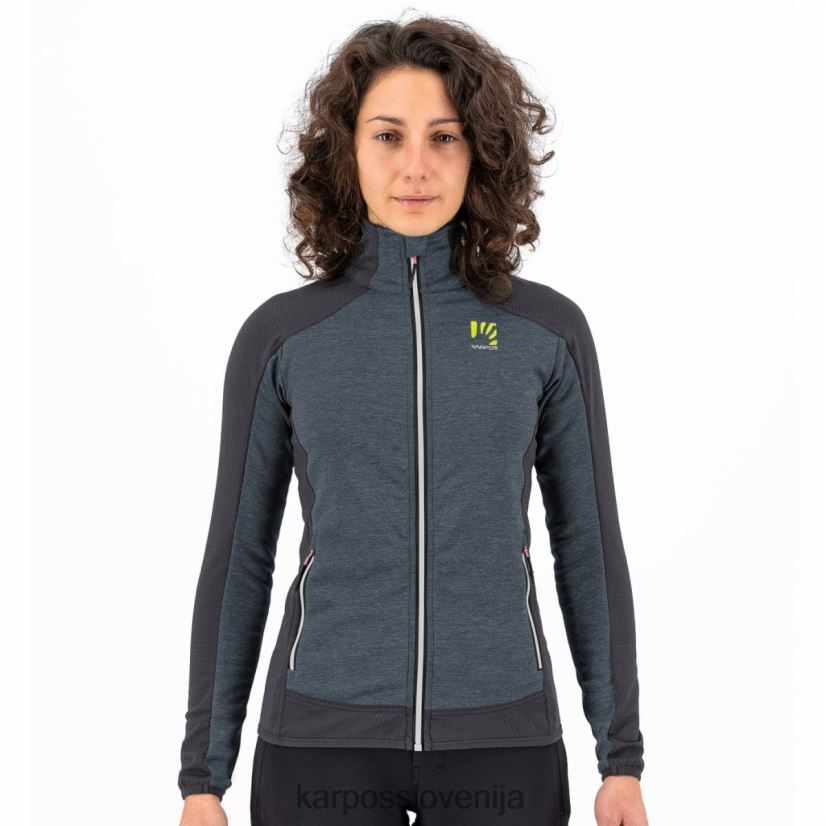 flis| temno skrilavec/črna P4ZDFZ1158 Karpos odle w flis ženske