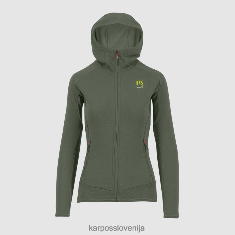 flis| timijan P4ZDFZ1146 Karpos mezzodi pulover s kapuco iz flisa ženske