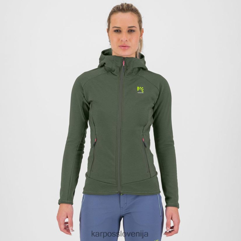 flis| timijan P4ZDFZ1146 Karpos mezzodi pulover s kapuco iz flisa ženske