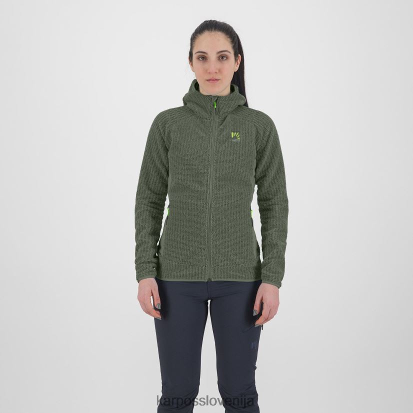 flis| timijan P4ZDFZ1169 Karpos rocchetta w pulover s kapuco iz flisa ženske