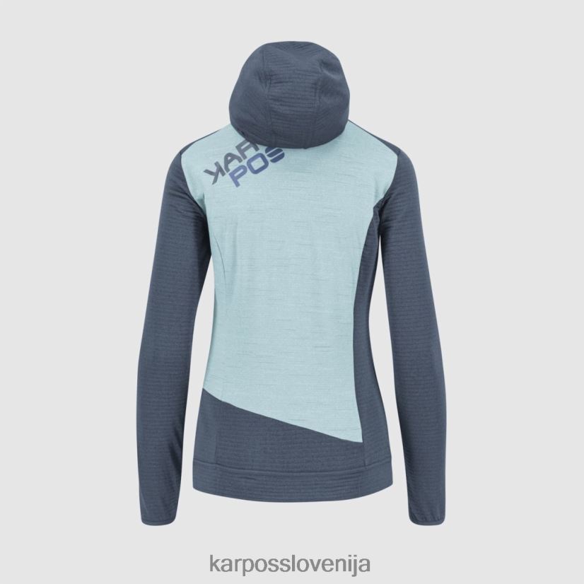 flis| vintage indigo/akvamarin P4ZDFZ1181 Karpos nuvolau w flis ženske