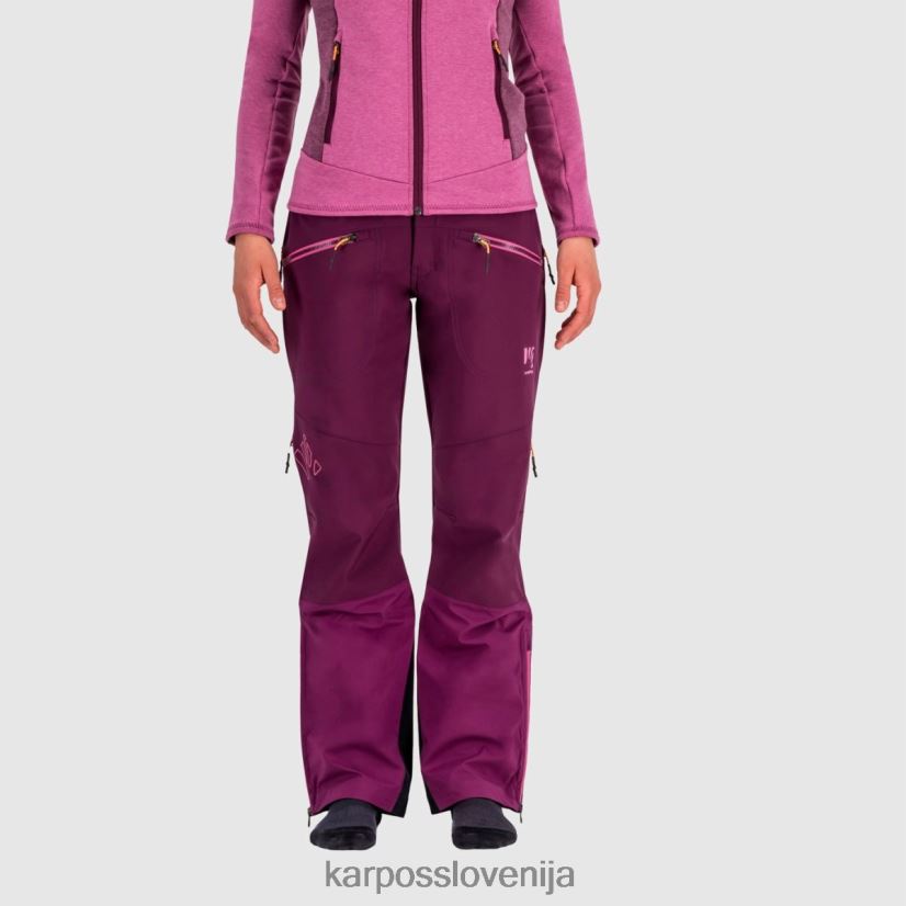 hlače| bela/črna P4ZDFZ1399 Karpos marmolada v hlačah ženske