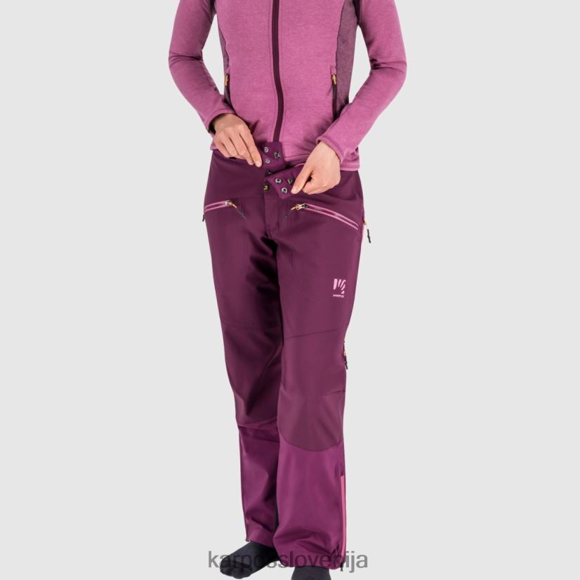 hlače| bela/črna P4ZDFZ1399 Karpos marmolada v hlačah ženske