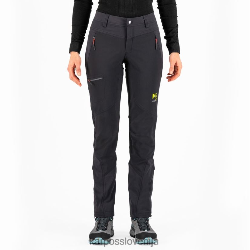 hlače| črna temno siva P4ZDFZ1436 Karpos cevedale evo w hlače ženske