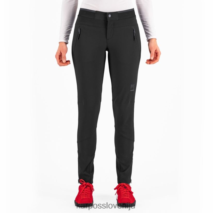 hlače| črna temno siva P4ZDFZ1446 Karpos pietena s hlačami ženske