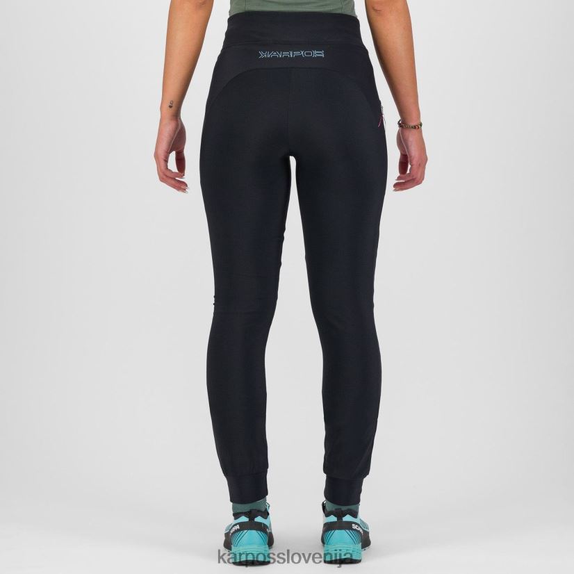 hlače| črno roza fluo P4ZDFZ1519 Karpos lahkotne zimske hlače ženske