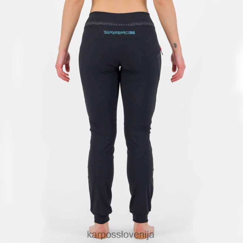 hlače| črnobela P4ZDFZ1534 Karpos lahkotne w hlače ženske