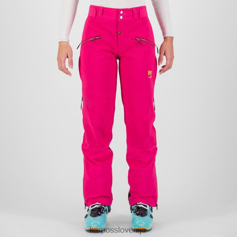 hlače| roza P4ZDFZ1397 Karpos marmolada v hlačah ženske
