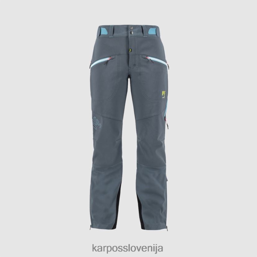 hlače| temno skrilavec/modri atol P4ZDFZ1401 Karpos marmolada v hlačah ženske