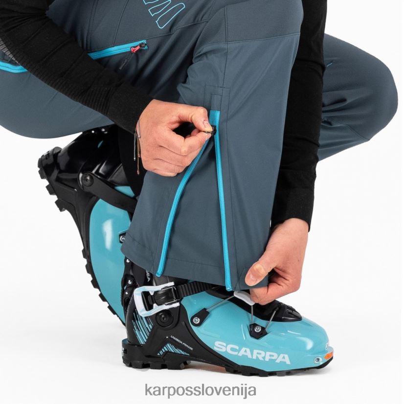 hlače| temno skrilavec/modri atol P4ZDFZ1401 Karpos marmolada v hlačah ženske