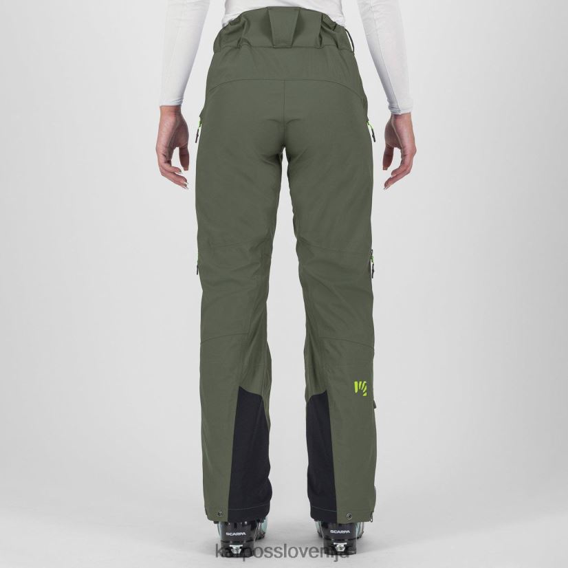 hlače| timijan P4ZDFZ1389 Karpos midi školjkaste hlače ženske