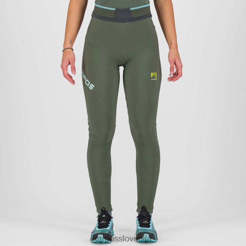 hlače| timijan/črni pesek P4ZDFZ1496 Karpos lavaredo plus zima w tight ženske