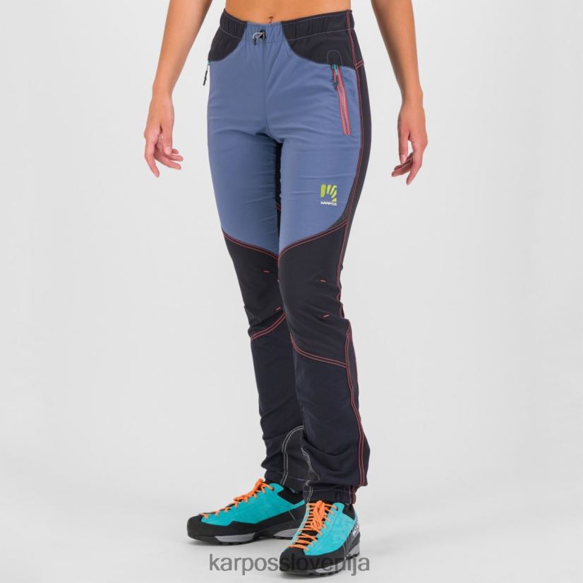 hlače| vintage indigo/črna/vroča korala P4ZDFZ1469 Karpos rock w hlače ženske