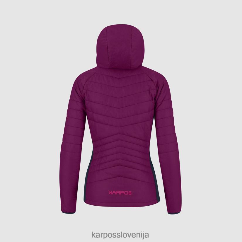 jakna| boysenberry/vulcan P4ZDFZ1002 Karpos Pian longhi w jakna ženske