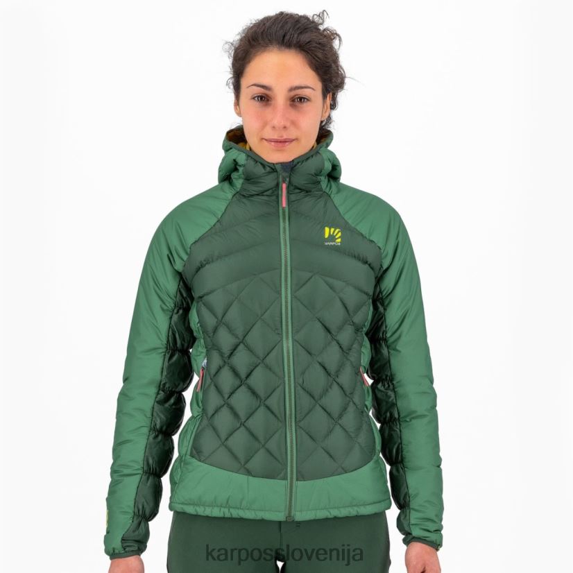 jakna| jungle green/frosty s. P4ZDFZ986 Karpos lastei active plus w jakna ženske