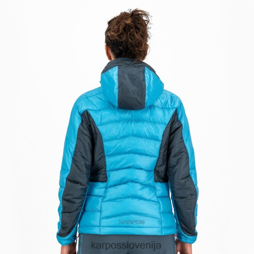 jakna| modri atol/temni skrilavec P4ZDFZ972 Karpos focobon w jakna ženske