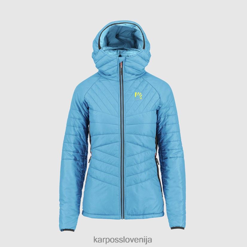 jakna| modri atol/temni skrilavec P4ZDFZ999 Karpos Pian longhi w jakna ženske