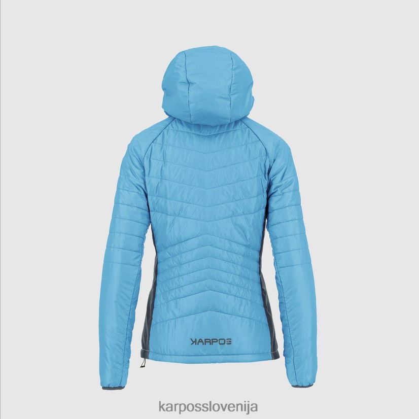 jakna| modri atol/temni skrilavec P4ZDFZ999 Karpos Pian longhi w jakna ženske