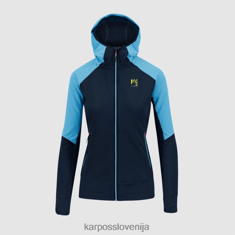 jakna| nebesni kapitan/modri atol P4ZDFZ1046 Karpos lede w jakna ženske