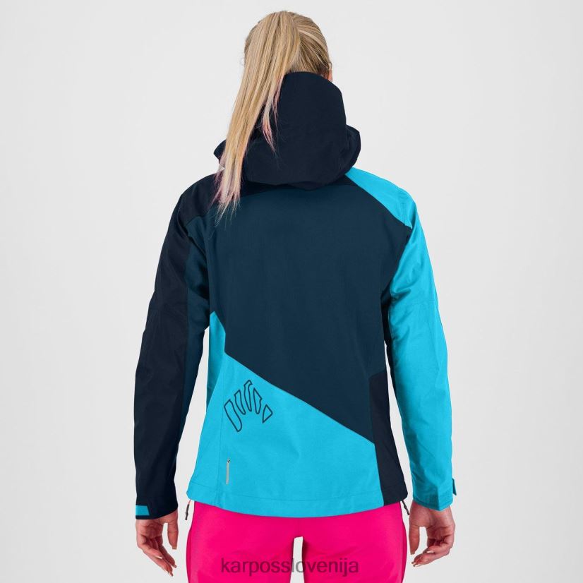 jakna| polnoč/modri atol/vulkan P4ZDFZ980 Karpos marmolada z jakno ženske