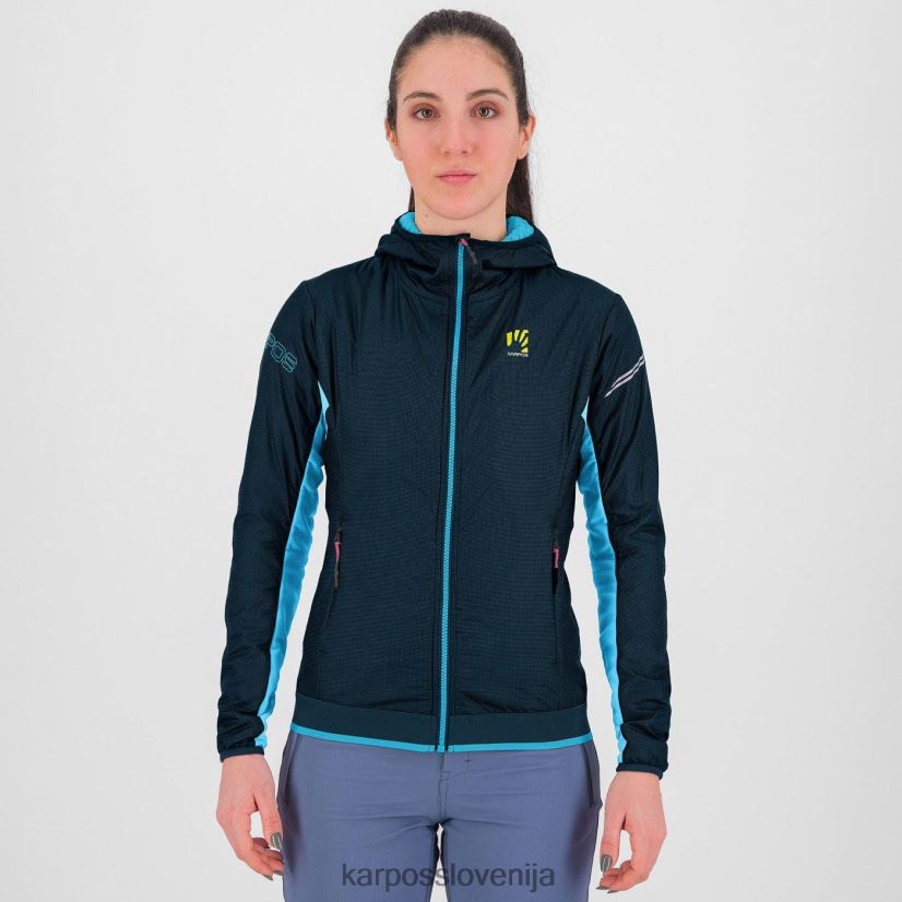 jakna| polnočni/modri atol P4ZDFZ1015 Karpos federa w jakna ženske