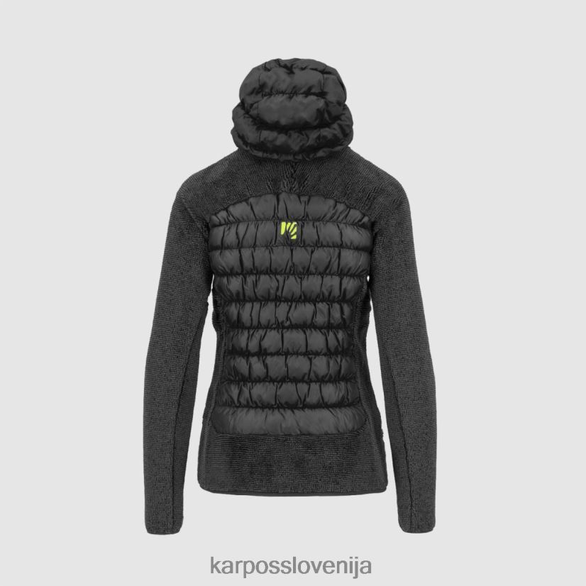 jakna| Črna P4ZDFZ1051 Karpos marmarol z jakno ženske