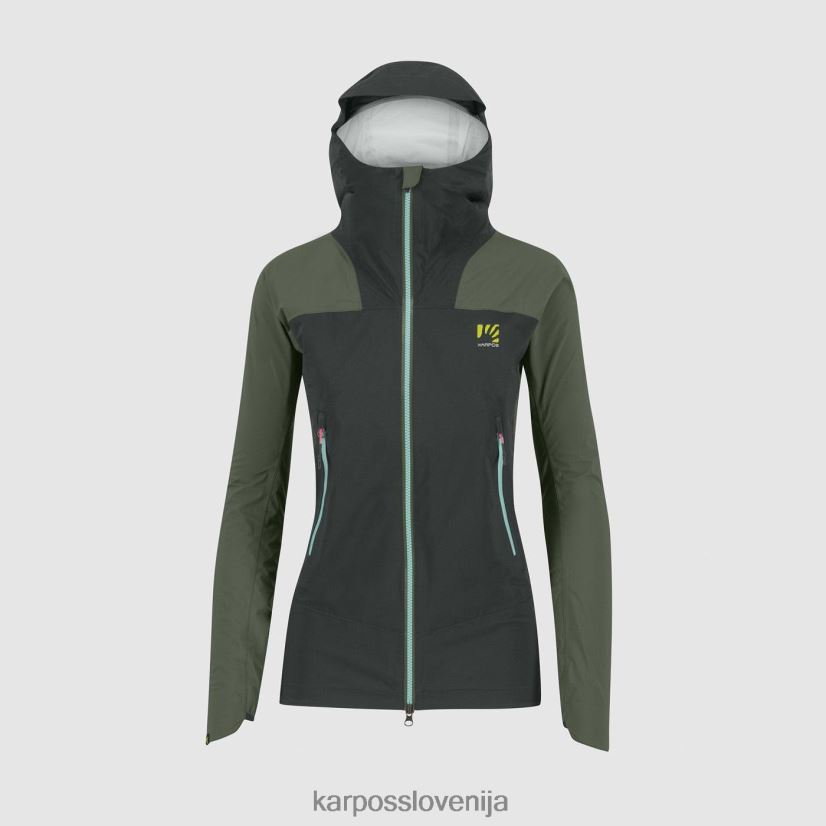 jakna| črni pesek/timijan P4ZDFZ951 Karpos jakna iz lupine valsesia ženske