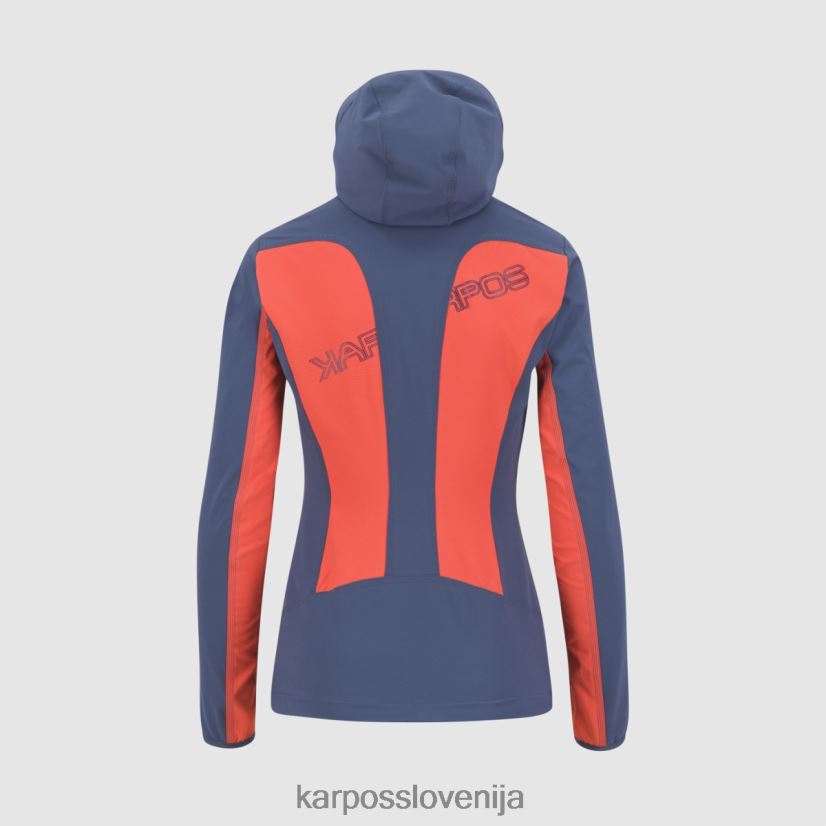 jakna| vroče korale/vintage indigo P4ZDFZ1097 Karpos parete z jakno ženske