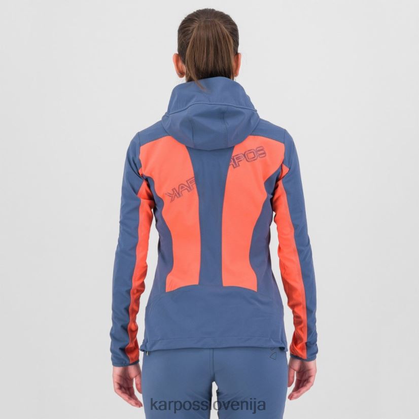 jakna| vroče korale/vintage indigo P4ZDFZ1097 Karpos parete z jakno ženske