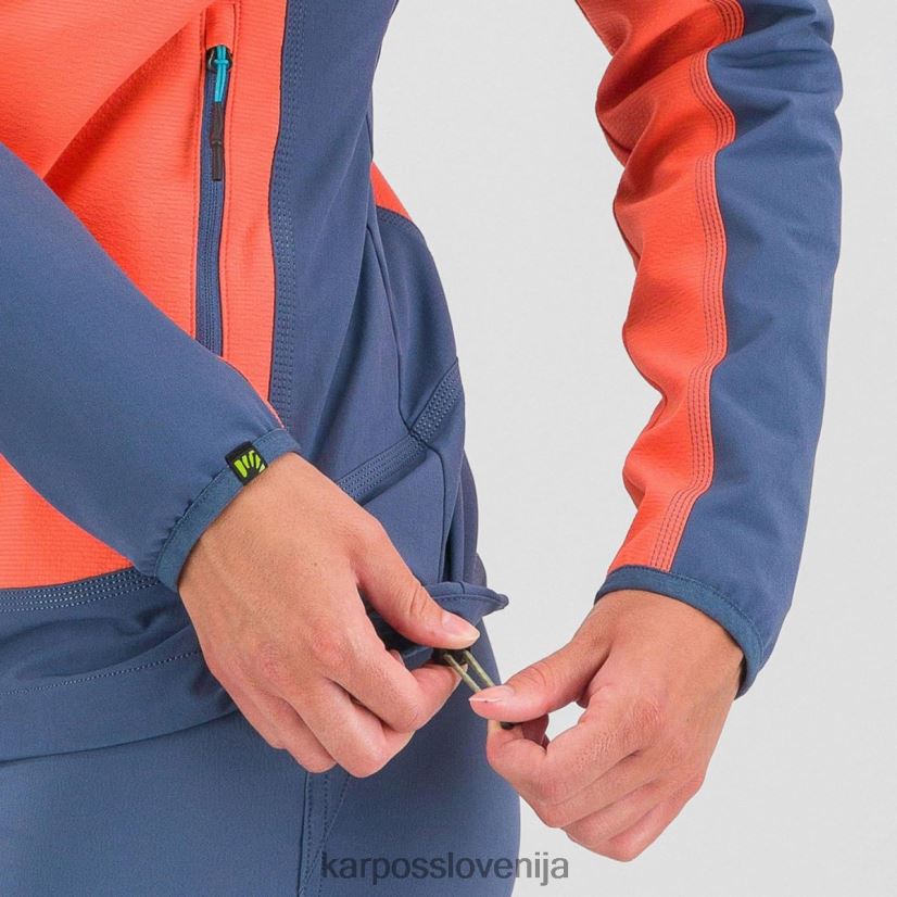 jakna| vroče korale/vintage indigo P4ZDFZ1097 Karpos parete z jakno ženske
