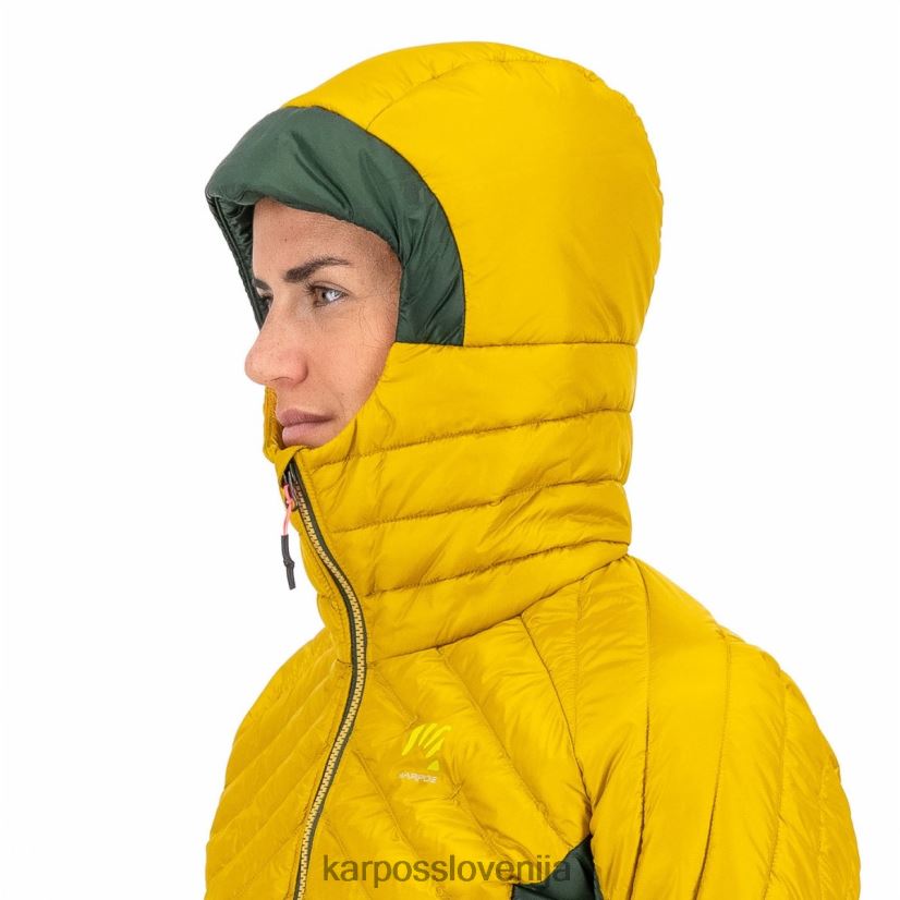 jakna| zlati kosmiči/jungle zelena P4ZDFZ1008 Karpos sas plat w jakna ženske